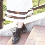 ブラック(レースアップ) | サイドゴア チェルシーブーツ 厚底 ミドルブーツ | Scramble