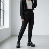 ブラック/PU | 厚底ローファー レースアップ ショートブーツ 太ヒール | Scramble