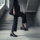 ポインテッドトゥビットローファー マニッシュシューズ おじ靴 スリッポン 厚底 | Scramble | 詳細画像21 