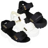 ベルクロトラックソールスポーツサンダル 厚底 カジュアル | Scramble | 詳細画像8