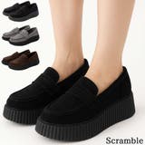 厚底ローファースエードシューズ | Scramble | 詳細画像3 