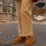 厚底レースアップフラットシューズ | Scramble | 詳細画像3 