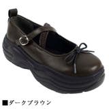 リボンモチーフ厚底スニーカーソールシューズ | Scramble | 詳細画像4 