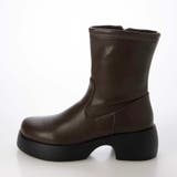 厚底ストレッチショートブーツ | Scramble | 詳細画像9 