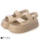 【歩きやすい 痛くない】厚底ベルクロサンダル レディース | Scramble | 詳細画像7 