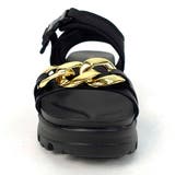 存在感抜群！ゴールドチェーン × ボリューム厚底 スポーツサンダル | Scramble | 詳細画像7 