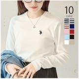 【U.S. POLO ASSN.】スムース長袖Tシャツ | SETUP7【WOMEN】 | 詳細画像1