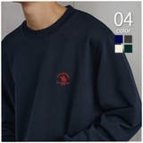 【SANTA BARBARA】T/C裏毛 ワッペントレーナー | SETUP7【MEN】 | 詳細画像1 