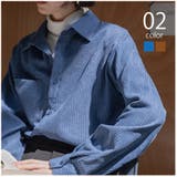 【SETUP7】ベロアコーデュロイ長袖シャツ KNF149 | SETUP7【WOMEN】 | 詳細画像1 