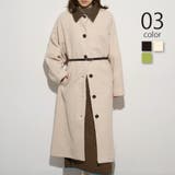 【MAISON BREEZE】ループツイード ステンカラーコート DTK | SETUP7【WOMEN】 | 詳細画像1