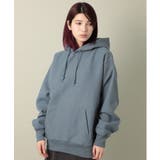 ブルー | 12オンスヘビーウェイトスウェットプルオーバーパーカー 長袖フーディー 厚手 | SETUP7【MEN】