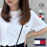 ベーシッククルーネック半袖Tシャツ CORE FLAG | SETUP7【WOMEN】 | 詳細画像1 