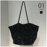 大容量スパンコールラメトートバッグ 2WAYショルダーバッグ KNF151 | SETUP7【WOMEN】 | 詳細画像1 