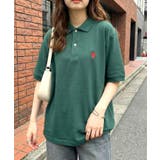 ダークグリーン | 【U.S. POLO ASSN.】ワンポイントロゴPOLOシャツ | SETUP7【WOMEN】