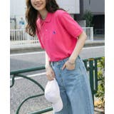 ピンク | 【U.S. POLO ASSN.】ワンポイントロゴPOLOシャツ | SETUP7【WOMEN】