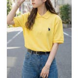 イエロー | 【U.S. POLO ASSN.】ワンポイントロゴPOLOシャツ | SETUP7【WOMEN】
