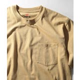 ベージュ | アメリカ発！世界中から愛されているポケットTシャツ！【Hanes】Beefy P… | SETUP7【MEN】