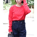 レッド | 5 6オンス ヘビーウェイトロングスリーブTシャツ | SETUP7【WOMEN】