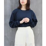 ネイビー | ドライロングスリーブTシャツ glimmer 4 | SETUP7【WOMEN】