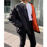 ブラック | 【SETUP7】オーバーサイズミリタリーブルゾン MA-1 SCCH44 | SETUP7【WOMEN】