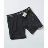 ブラック | 【ANVIL】 USAコットンボクサーパンツ ANV0540 | SETUP7【MEN】