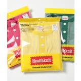 イエロー | 【Healthknit】ヘンリーネックワッフル半袖パックTEEシャツ サーマル半… | SETUP7【MEN】