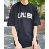 USPOLO カレッジロゴ刺繍&袖ワンポイントロゴ Tシャツ | SETUP7【MEN】 | 詳細画像2 