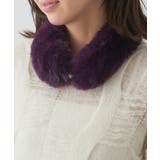 パープル | 【SETUP7】エコ FUR プチマグネット付き CLIR | SETUP7【WOMEN】