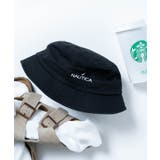 ブラック | ノーティカロゴ刺繍バケットハット BUCKET HAT | SETUP7【MEN】