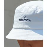 ホワイト | ノーティカロゴ刺繍バケットハット BUCKET HAT | SETUP7【MEN】
