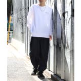 【MAISON CLUB】ワンポイント刺繍スウェット LESS IS MORE | SETUP7【MEN】 | 詳細画像11