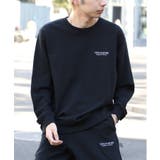 ブラック | 【MAISON CLUB】ワンポイント刺繍スウェット LESS IS MORE | SETUP7【MEN】