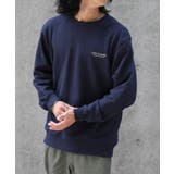 ネイビー | 【MAISON CLUB】ワンポイント刺繍スウェット LESS IS MORE | SETUP7【MEN】