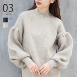 【SETUP7】バルーンスリーブハイネックプルオーバーニット trc | SETUP7【WOMEN】 | 詳細画像1 