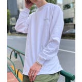 ホワイト | 【SETUP7】ワンポイント刺繍ロングスリーブTee LESS IS MORE | SETUP7【MEN】
