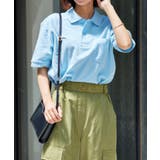 サックスブルー | 【Printstar】5.8オンス T/Cポロシャツ 00100 | SETUP7【WOMEN】