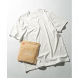 ホワイト | 【Hanes】SHIRO クルーネックTシャツ HM1-X201 | SETUP7【WOMEN】