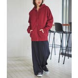 バーガンディー | 春先の羽織りにオススメ!10 0オンス T | SETUP7【WOMEN】