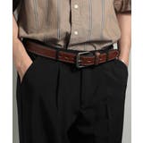 ダークブラウン | 【Dickies】レザーベルト DS0068C | SETUP7【MEN】
