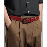 レッド | 【Dickies】レザーベルト DS0068C | SETUP7【MEN】
