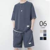 【SETUP7】ワッフル半袖Tee ハーフパンツ セットアップ KNF008 | SETUP7【MEN】 | 詳細画像1