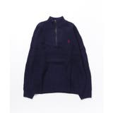 ネイビー | 【U.S. POLO ASSN.】ハーフジップニット PLM33401 | SETUP7【MEN】