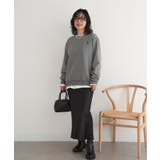 Classicalワンポイントロゴ ダブルフェイススウェット 3本針STトレーナー | SETUP7【WOMEN】 | 詳細画像52
