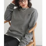 グレー | Classicalワンポイントロゴ ダブルフェイススウェット 3本針STトレーナー | SETUP7【WOMEN】