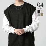 【SETUP7】シンプルスウェットベスト KNF037 | SETUP7【MEN】 | 詳細画像1