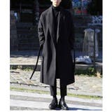 ブラック | 【SETUP7】ベルト付きチェスターコート KNF037 | SETUP7【MEN】