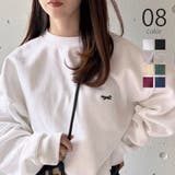 【THE FOX】キツネワッペントレーナー basic Crew sweat | SETUP7【WOMEN】 | 詳細画像1 