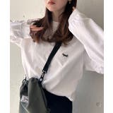 【THE FOX】 basic Crew ls tee キツネワッペンTシャツ | SETUP7【WOMEN】 | 詳細画像5 