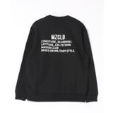 ブラック | 【MAISON CLUB】ワンポイントロゴスウェット MZCLB | SETUP7【MEN】