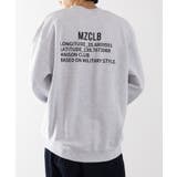 グレー | 【MAISON CLUB】ワンポイントロゴスウェット MZCLB | SETUP7【MEN】